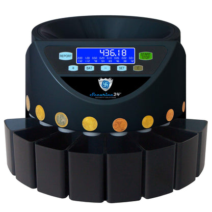 Securina24 SR1200LC Münzzähler/-sortierer - Schwarz