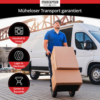 Stagecaptain Carryboy Sackkarre Transport - 200 kg Schwarz