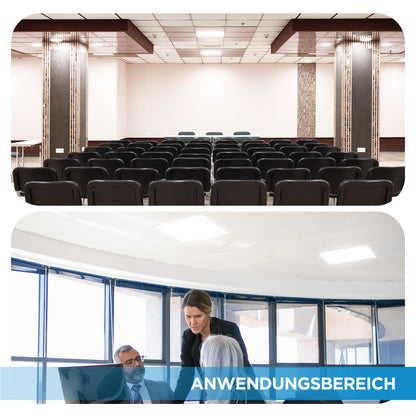 LEDLux LED Panel 62x62 Rasterleuchte - Neutralweiss 4000K