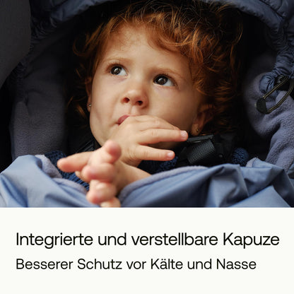 Bugaboo Performance Winter Fussack für Kinderwagen – Misty Grey