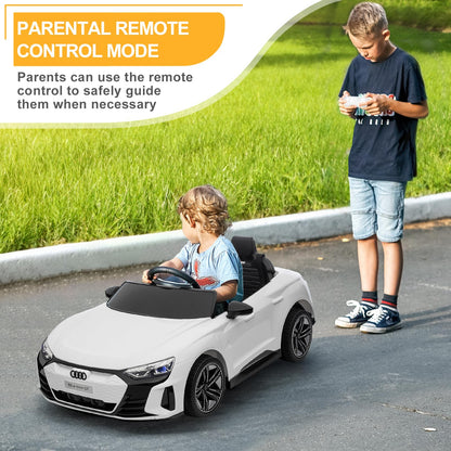 LEADZM Elektroauto 12V mit Fernbedienung Kinderfahrzeug - Weiss