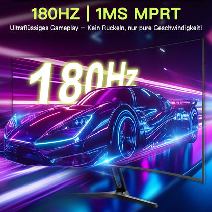 Amzfast AMZG27C1 Curved Gaming Monitor - 27 Zoll, 180Hz