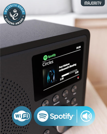 MAJORITY Touro Digitalradio Internetradio WLAN DAB+ Bluetooth