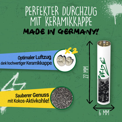 PURIZE® Aktivkohlefilter Regular 9mm ORGANIC - 420 Stück