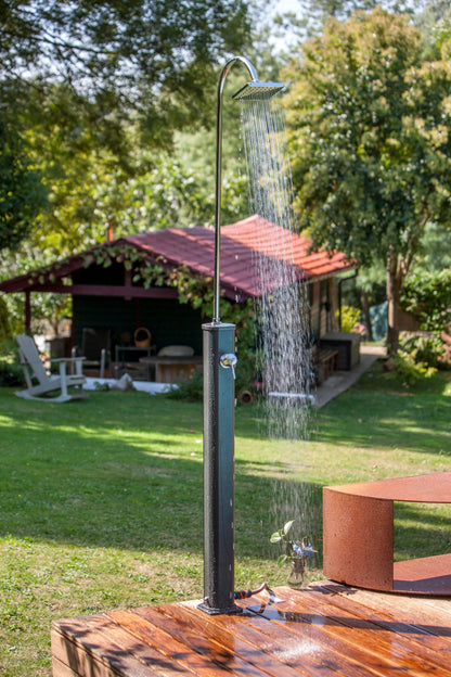Gre SSAL18 Solardusche für Garten und Pool Schwarz 18 Liter