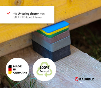 BAUHELD Terrassenpads 20 m Rolle Gummigranulat Bautenschutzmatte