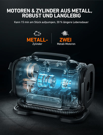AstroAI Kompressor Multifunktional - 12V/230V Dual Power