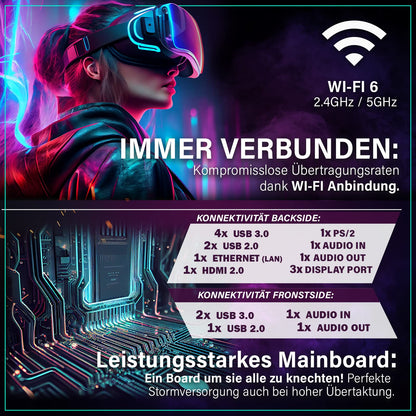 Greed MK2 Pro Gaming PC - Ryzen 7 5700X / RTX 5070