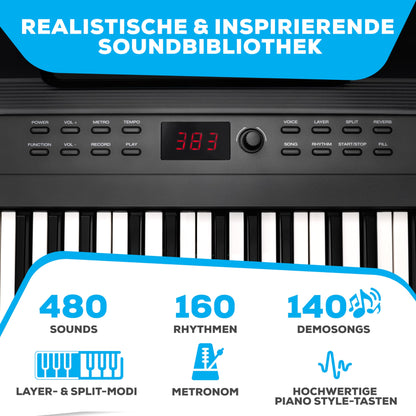 Alesis Keyboard E-Piano 88 Tasten - Komplett-Set für Anfänger