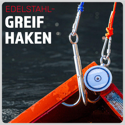 MAGFISHION Magnetfischen Mega Set 2x350KG – Ø94mm