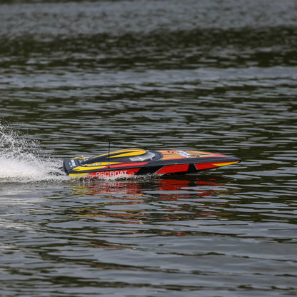 Proboat Sonicwake V2 36" Self-Righting Brushless RC Boot - Schwarz