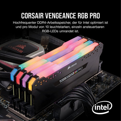 Corsair Vengeance RGB PRO DDR4 32GB 3600MHz Speicherkit - Schwarz