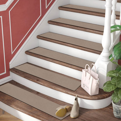 GOYLSER Anti-Rutsch Stufenmatten Innen 15 Stk - Braun 76x20cm