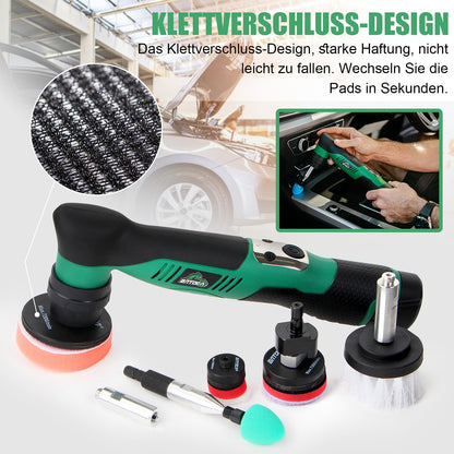 BATOCA S5 Mini Akku Poliermaschine Set - Rotations & Exzenter
