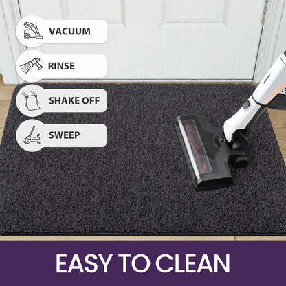 DEXI Sauberlauf Fussmatte 90x150 cm - Schwarz-grau