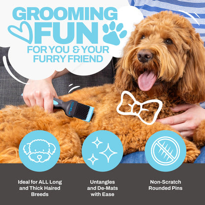 The Doodle Brush Slicker-Bürste, Hundebürste für Doodles