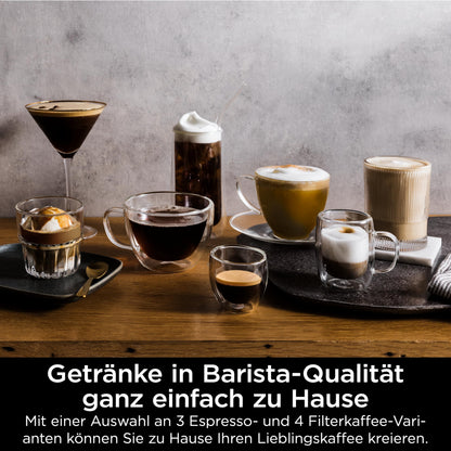 Ninja Luxe Premier 3-in-1 Kaffeemaschine - Grau-Metall ES601EUGM