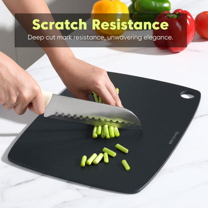 BESTCOOK Schneidebretter Holzfaser - 2er-Set Spülmaschinenfest