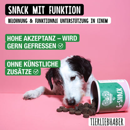 TIERLIEBHABER G-Snack Hundeleckerli für Darmflora & Verdauung, 350 g