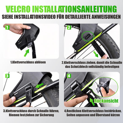 RBRL Fahrrad Schutzblech Set vorne & hinten für MTB 27,5/29 Zoll