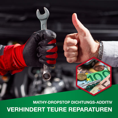 MATHY DropStop Dichtungs-Additiv gegen Ölverlust – 3x 250ml Pack