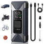 ASMAX T10 Elektrische Luftpumpe 160 PSI mit 7500mAh Akku – tragbarer Akku-Kompressor mit LED-Anzeige und Luftschlauch
