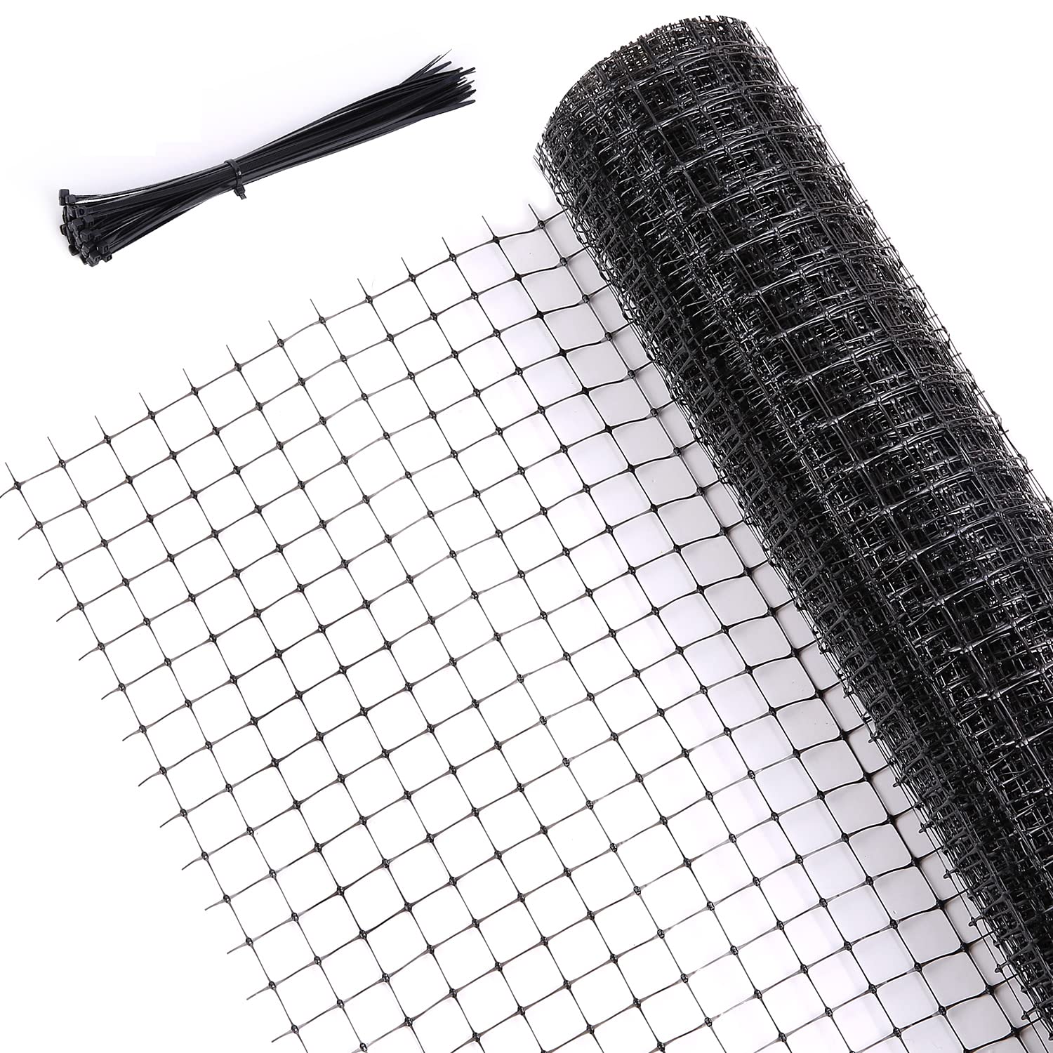 Ohuhu Vogelschutznetz 2 x 20 m, reissfestes Gartennetz, Masche 15 mm