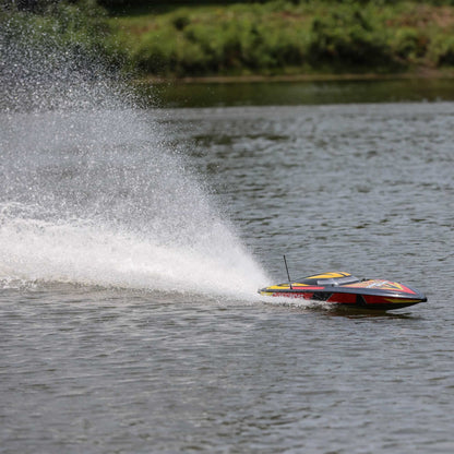Proboat Sonicwake V2 36" Self-Righting Brushless RC Boot - Schwarz