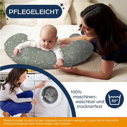 Niimo XXL Seitenschläferkissen & Schwangerschaftskissen 2-in-1