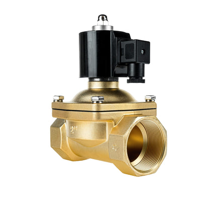 FSA Magnetventil Messing 2" 230V AC Viton stromlos geschlossen
