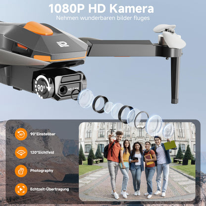 PLEGBLE PL510 Mini-Drohne mit 1080P Kamera und bürstenlosem Motor