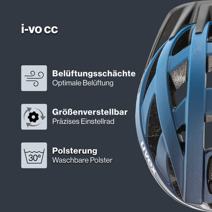 uvex i-vo cc Allround-Helm deep space matt 52-57 cm
