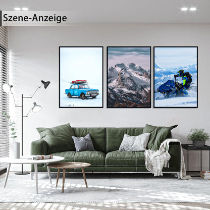 Tinkeps Bilderrahmen 50x70 cm, schwarz, 3er-Pack aus Holzwerkstoff
