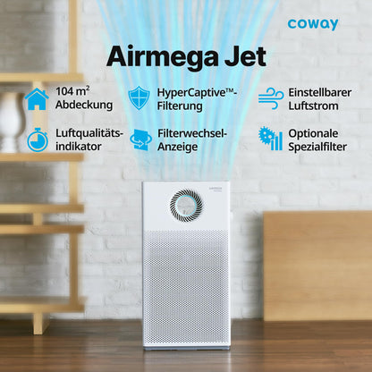 COWAY AIRMEGA JET Allergiker Luftreiniger – Pollen Staub Tierhaare