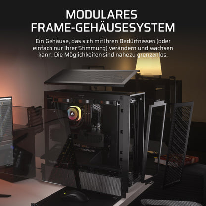 CORSAIR Frame 4000D Mid-Tower ATX PC-Gehäuse – Schwarz