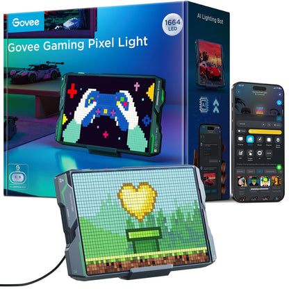 Govee Pixel Licht Gaming Rechteck LED Panel - 52x32 RGBIC