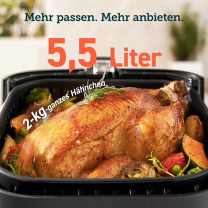 COSORI Heissluftfritteuse CP158-AF – Testsieger Airfryer Rot
