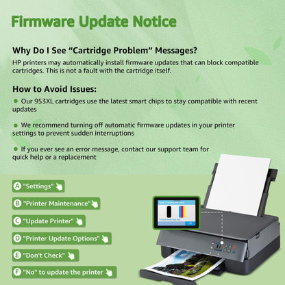 GREENSKY 953XL Druckerpatronen kompatibel für HP OfficeJet 4er-Pack