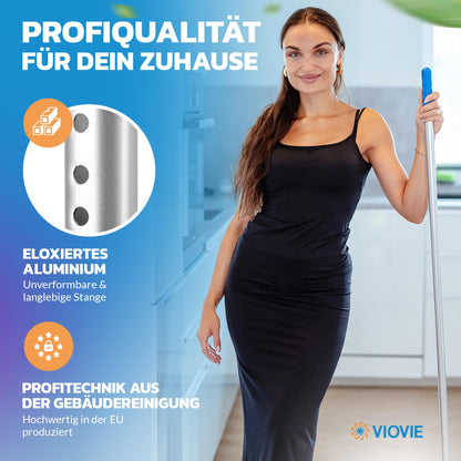VIOVIE Premium WISCHER Set – Wischmopp 50CM Baumwoll