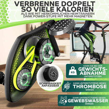 Tretmann 3in1 Ergometer klappbar – tiefer Einstieg