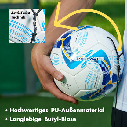MOVEMATE® Fussball-Training Set mit Schnur – Jugendliche (370g)