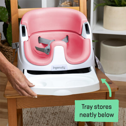 Ingenuity Baby Base 2-in-1 Sitzerhöhung mit Tablett, Peony