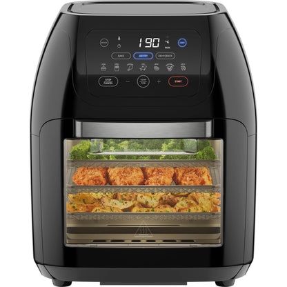 Chefman Multifunktionale Digitale Heissluftfritteuse XL 10L - Schwarz