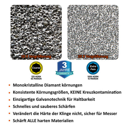 Sharpeak 198H-SPK Elektr. Messerschaerfer Profi - Diamant 3-Stufen