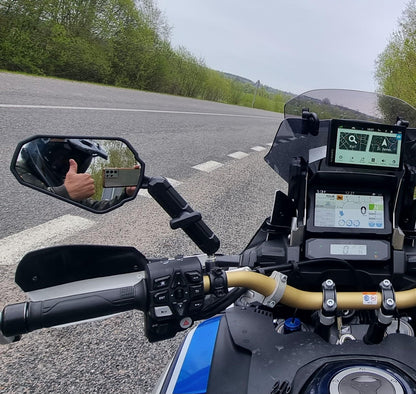 Simda Pro ENDU-01 Motorradspiegel Universal E24 für 22 mm Lenker