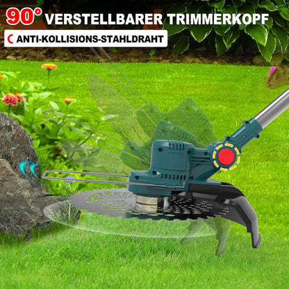 Hengriacly Akku Rasentrimmer für Makita – Set mit 2x4.0Ah Akkus