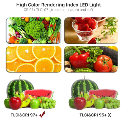 GVM 480 LED Videoleuchte Bi-Color Studio Set für Foto/Video – 3er-Pack