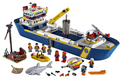 LEGO City Meeresforschungsschiff - Tauchboot Spielzeug
