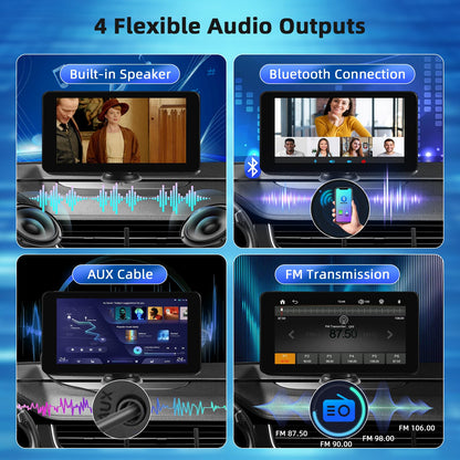 Universal Wireless Carplay Android Auto Display - 7 Zoll