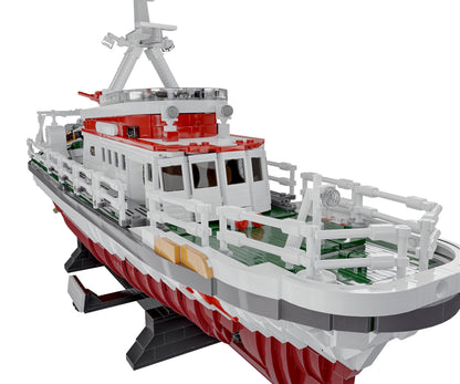 BlueBrixx Pro Seenotrettungskreuzer DGzRS Klemmbaustein-Set